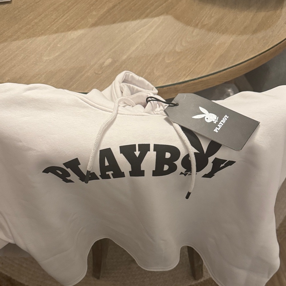 Playboy Crop Sweatshirt Small